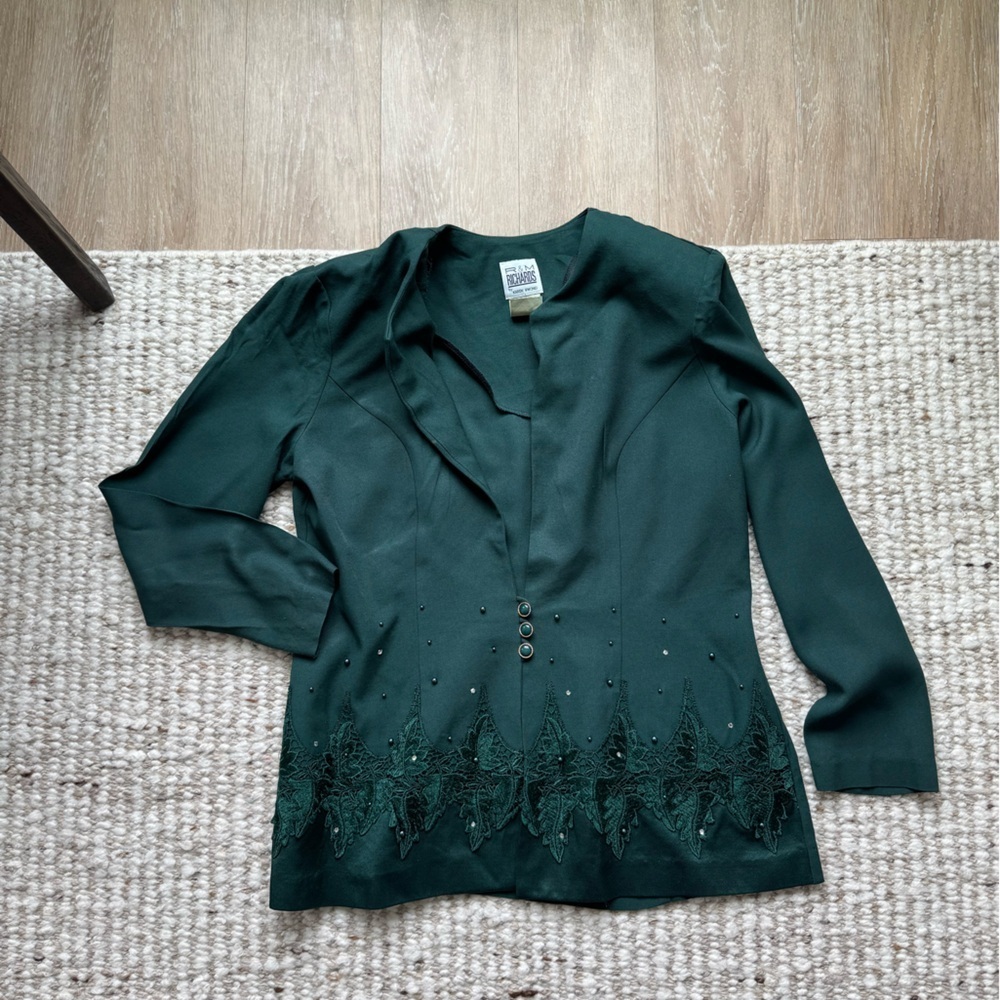 Vintage Embroidered Blazer / Jacket | Karen Kwong